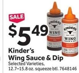 Kinder's Wing Sauce & Dip