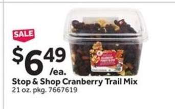 Stop & Shop Cranberry Trail Mix