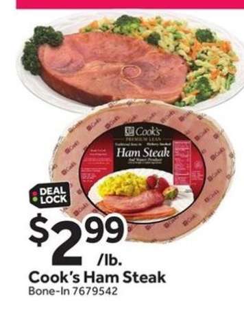 Cook’s ham steak
