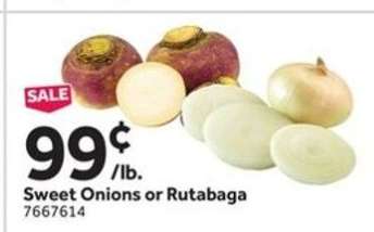 Sweet Onions or Rutabaga