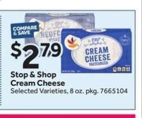 Stop & Shop Cream Cheese