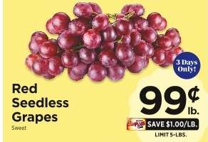 Red Seedless Grapes