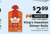 King's Hawaiian Dinner Rolls
