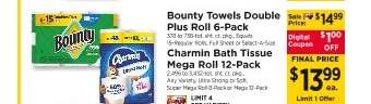 Charmin Bath Tissue Mega Roll 12-Pack