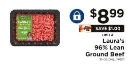Laura's 96% Lean Ground Beef