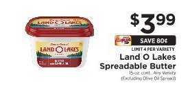 Land O Lakes Spreadable Butter