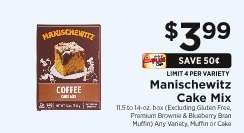 Manischewitz Cake Mix