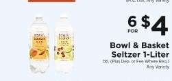 Bowl & Basket Seltzer 1-Liter