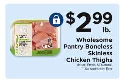 Wholesome Pantry Boneless Skinless Chicken Thighs