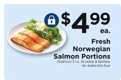 Fresh Norwegian Salmon Portions
