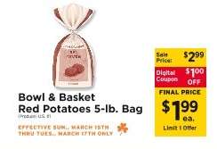 Bowl & Basket Red Potatoes 5-lb. Bag