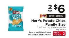 Herr’s Potato Chips Family Size