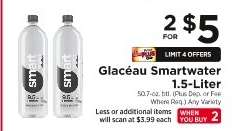 Glacéau Smartwater 1.5-Liter