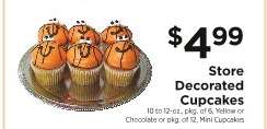 Store Decorated Cupcakes