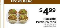 Pistachio Puffin Muffins