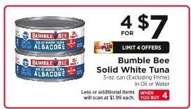 Bumble Bee Solid White Tuna
