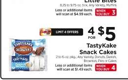 TastyKake Snack Cakes