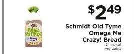 Schmidt Old Tyme Omega Me Crazy! Bread