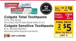 Colgate Total Toothpaste*