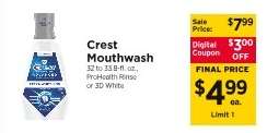 Crest Mouthwash