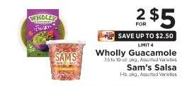 Wholly Guacamole / Sam's Salsa
