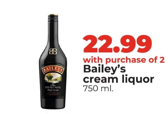 Bailey's cream liquor