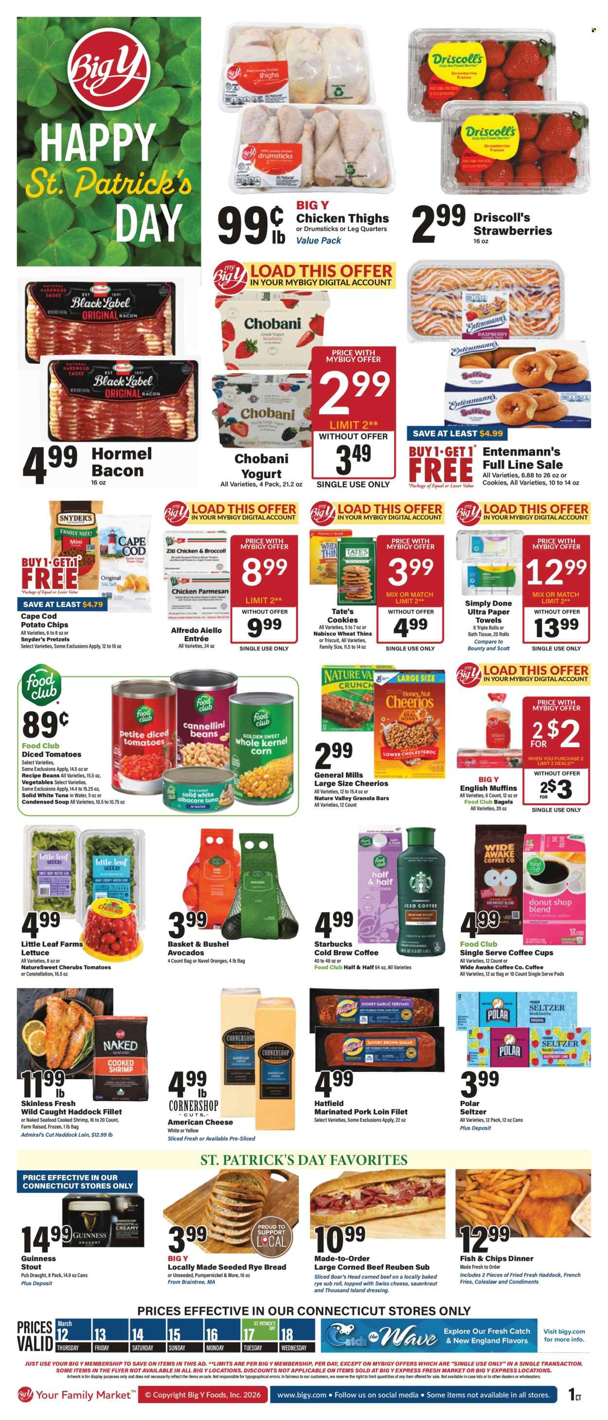 Big Y ad - 03/12/2026 - 03/18/2026. Page 1