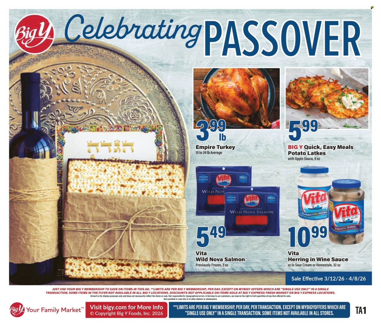 Big Y ad - 03/12/2026 - 04/08/2026. Page 1