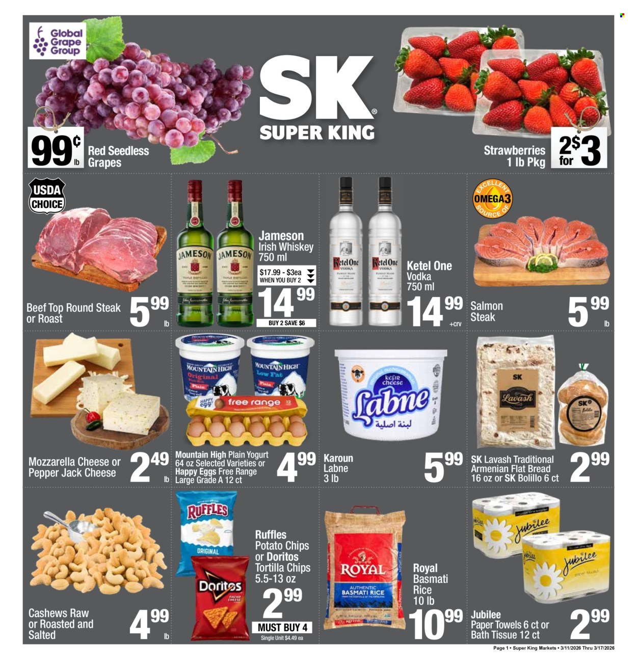 Super King Markets ad - 03/11/2026 - 03/17/2026. Page 1