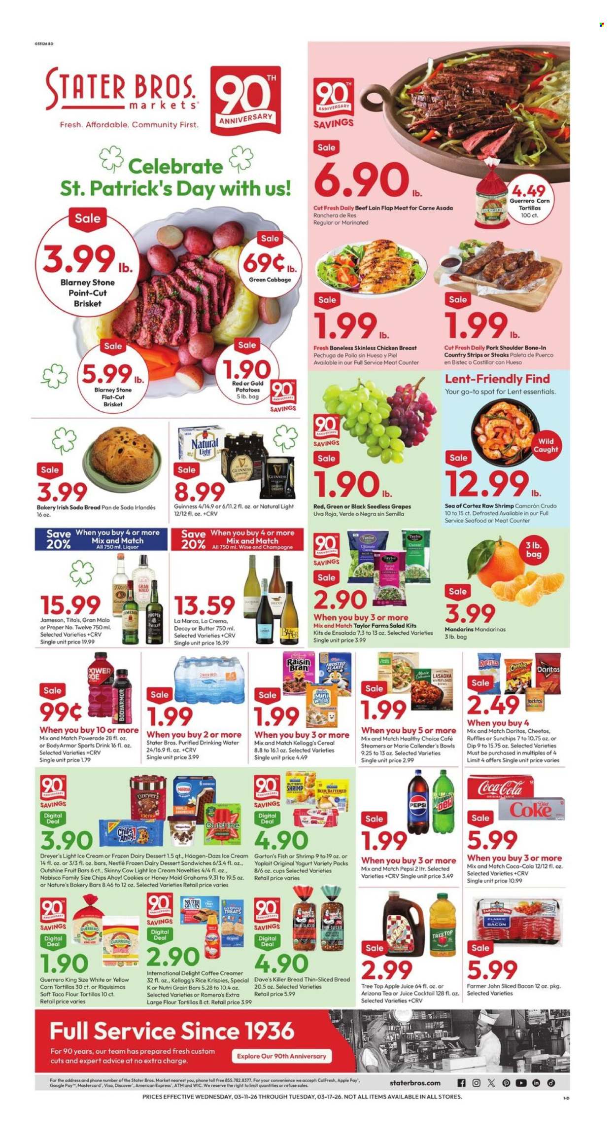 Stater Bros. ad - 03/11/2026 - 03/17/2026. Page 1