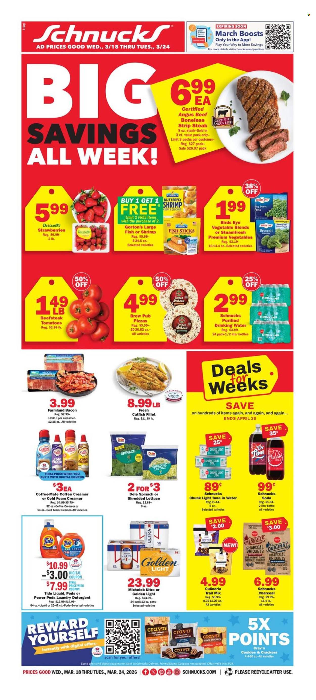 Schnucks ad - 03/18/2026 - 03/24/2026. Page 1