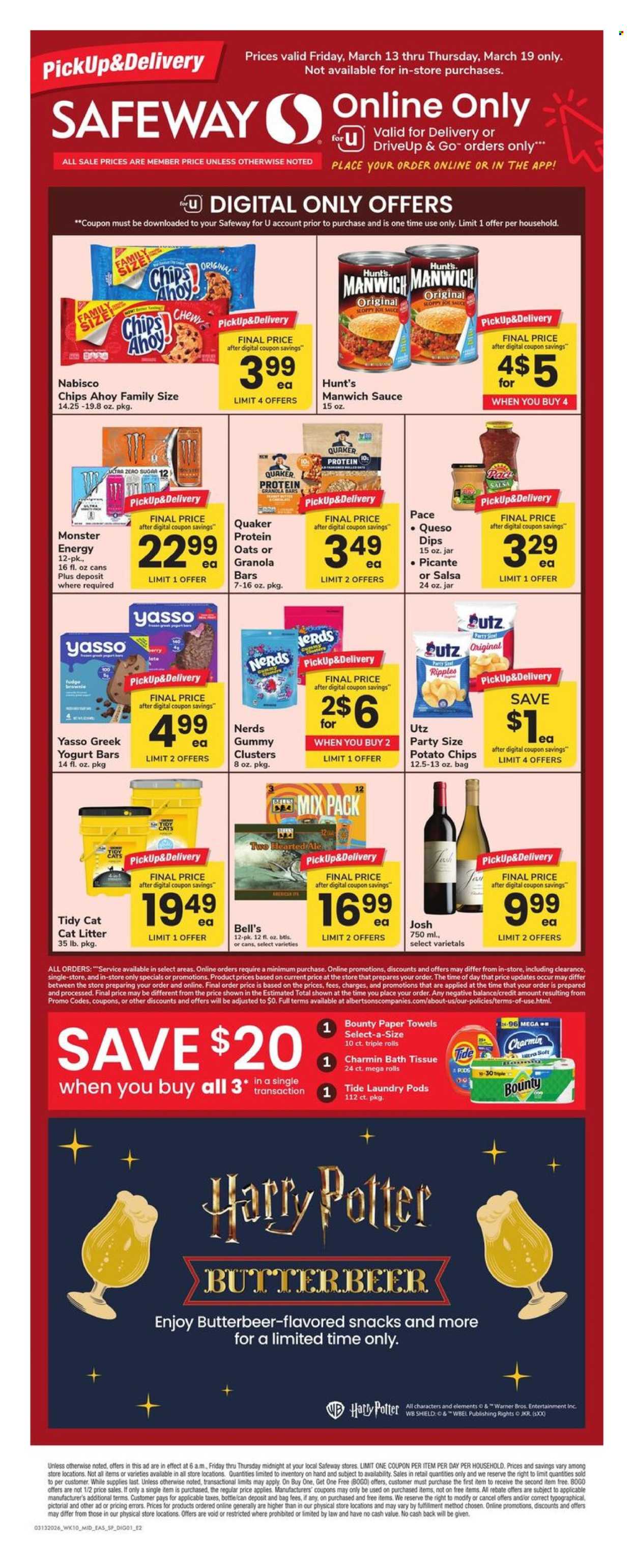 Safeway ad - 03/13/2026 - 03/19/2026. Page 1