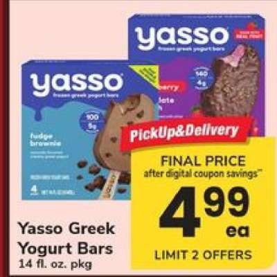 Yasso Greek Yogurt Bars