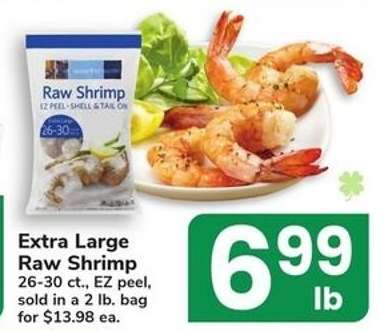 Extra Large Raw Shrimp