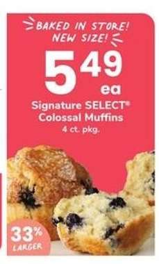 Signature SELECT Colossal Muffins