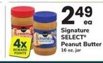 Signature Select Peanut Butter