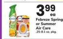 Febreze Spring or Summer Air Care
