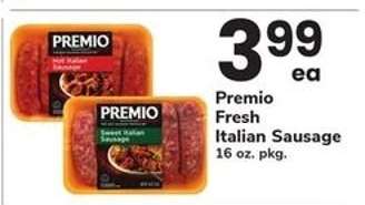 Premio Fresh Italian Sausage