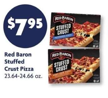 RED BARON STUFFED CRUST PIZZA