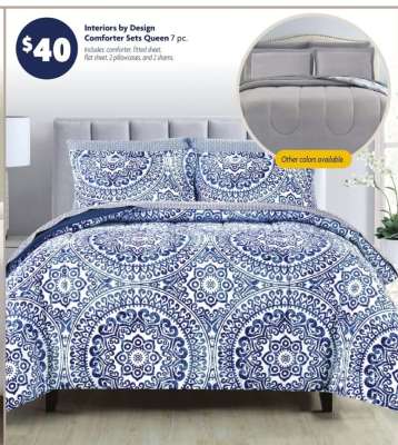 Interiors by Design Comforter Sets Queen 7 pc.