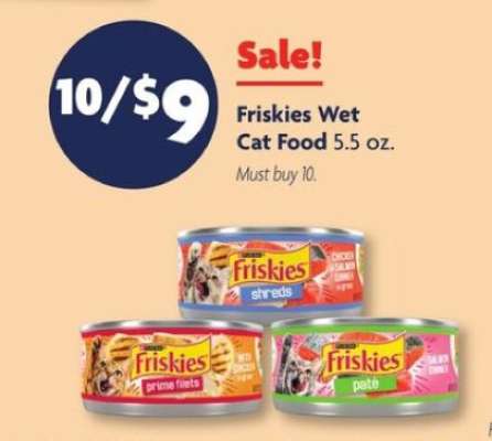 Friskies Wet Cat Food 5.5 oz.