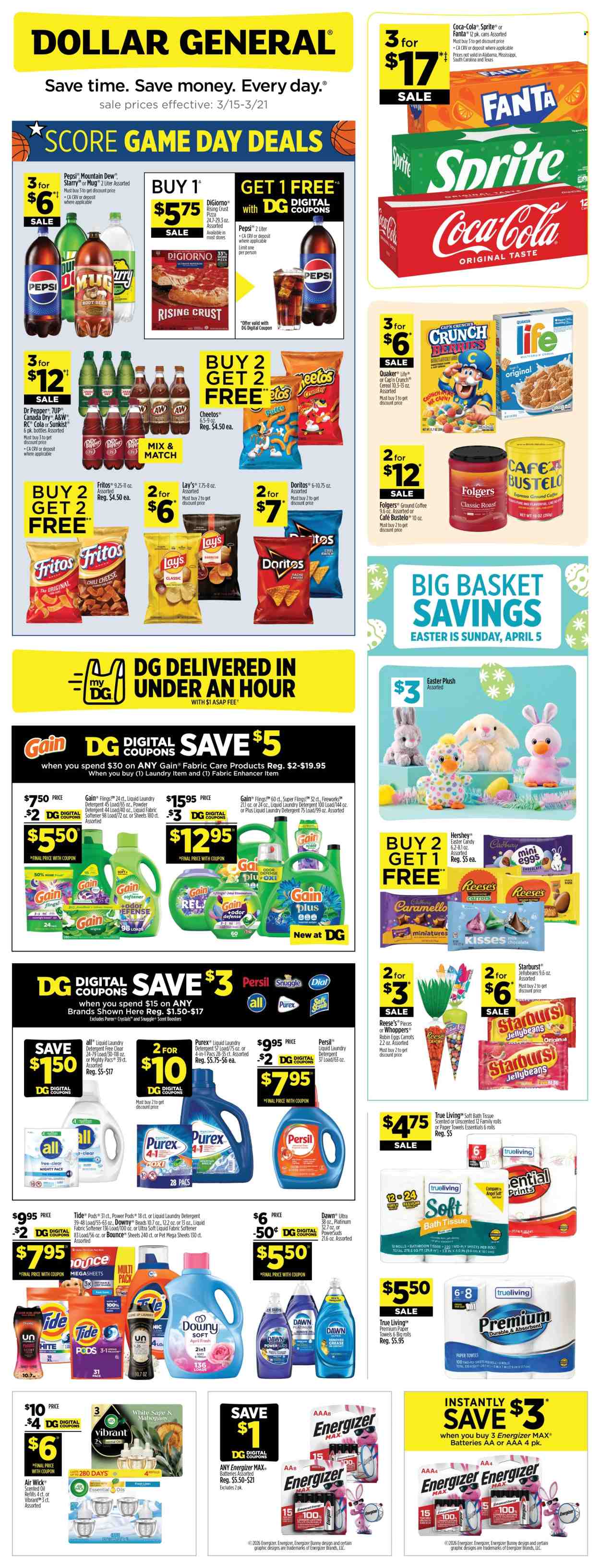 Dollar General ad - 03/15/2026 - 03/21/2026. Page 1