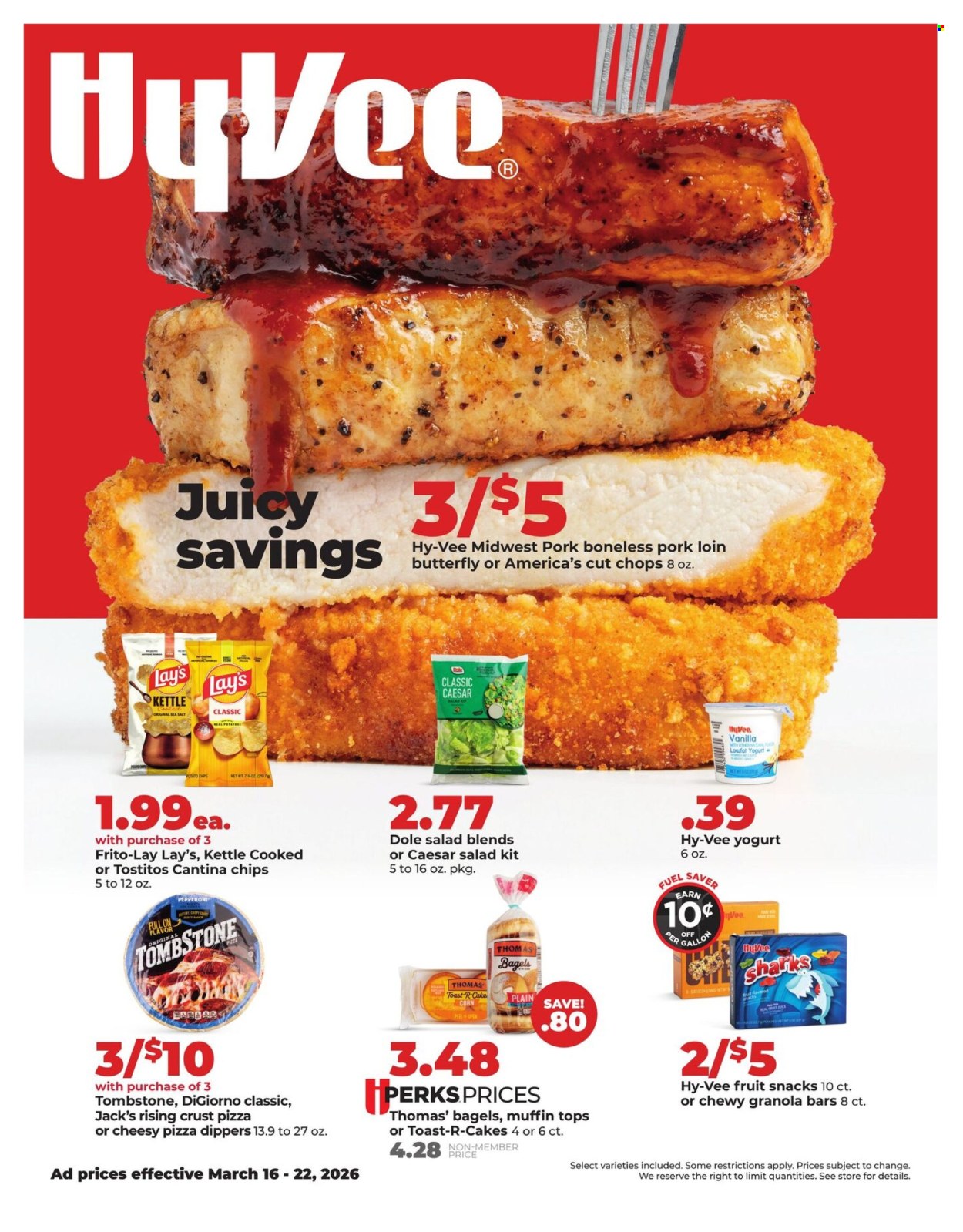 Hy-Vee ad - 03/16/2026 - 03/22/2026. Page 1
