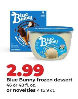Blue Bunny frozen dessert