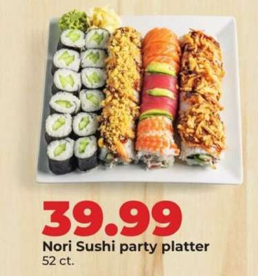 Nori Sushi party platter