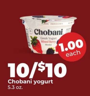 Chobani Yogurt
