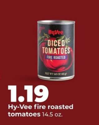 Hy-Vee fire roasted tomatoes