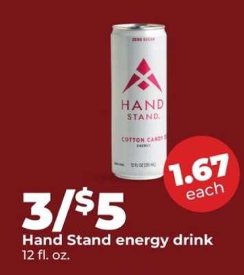 Hand Stand energy drink