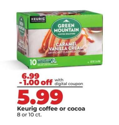 Keurig coffee or cocoa