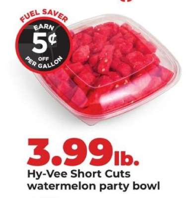 Hy-Vee Short Cuts watermelon party bowl